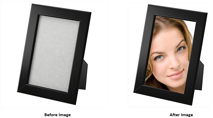 Clone the image in a frame on canvas