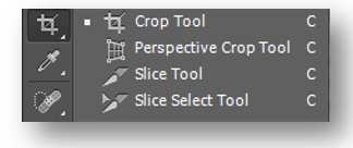 Select Crop tool from toolbox.PNG
