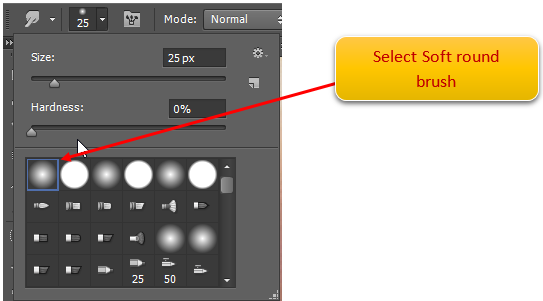 Select soft brush for smudge.PNG
