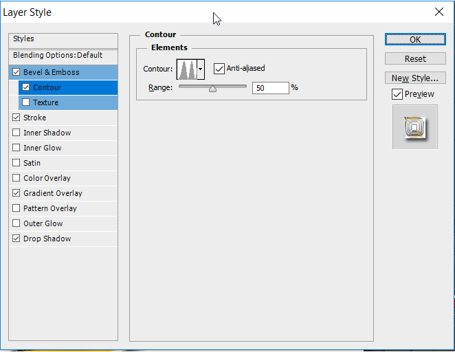 Set Layer style on custom shape 2