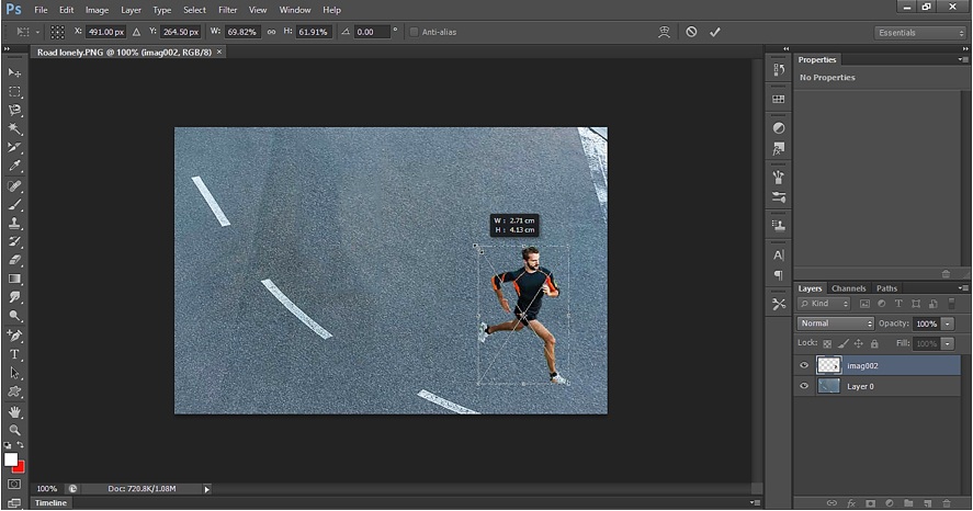 Drag images from desktop to Photoshop