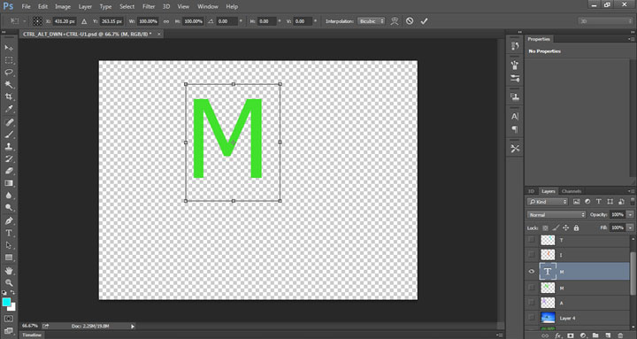 letter M